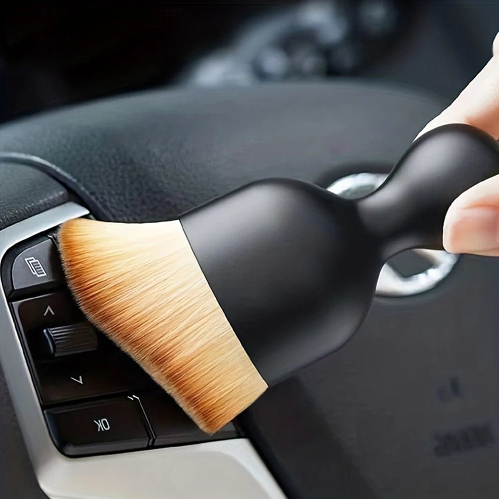 2 Pcs Car Interior Dust Sweeping Soft Brush Car Washing Tool Multifunctional Keyboard Gap Car Dust Brush Cleaning Brush - Shellcreations