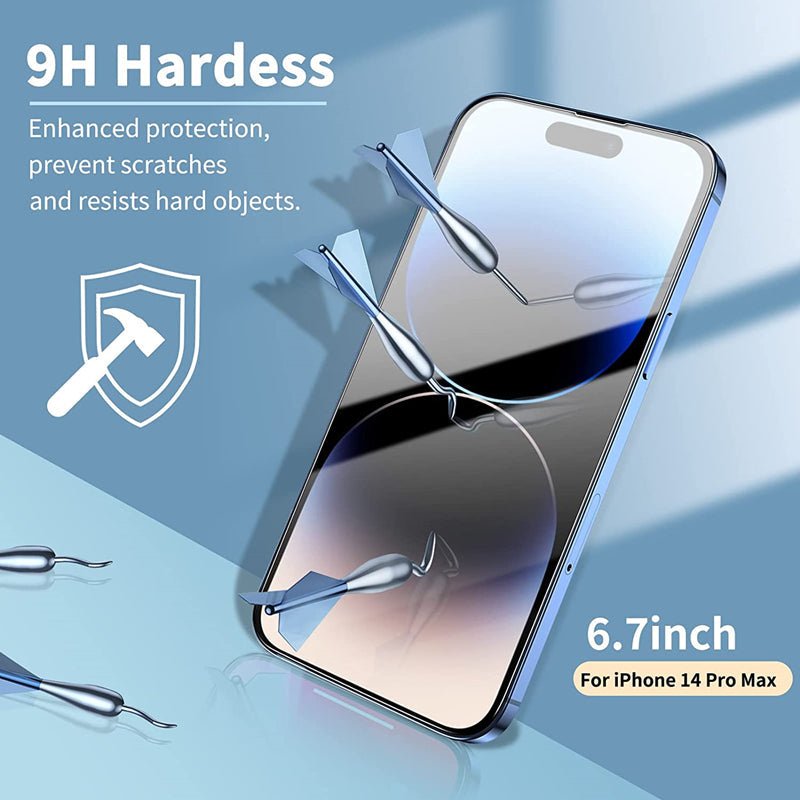 3/5PCS Glass Screen Protector Phone Case for IPhone 12 11 13 14 15 16 Pro Max Mini XS XR X 8 Plus 14Pro 13Pro IPones Front Cover - Shellcreations