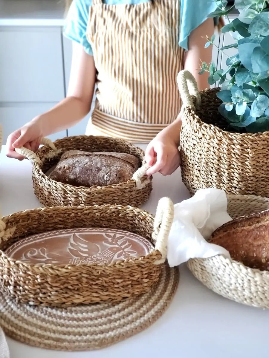 Bread Warmer & Basket - Bird Oval - Shellcreations