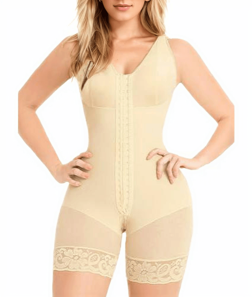 Fajas Colombianas Shapewear for Women Tummy Control Post Surgery Full Body Shaper Butt Lifter with Zipper Crotch skimsbodysuits solleonnewfajascurve elegant figure fajas melibelt bodysuitfajashaper - Shellcreations