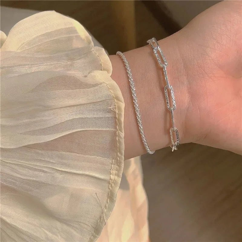 FCJ Summer Religious Style Starry Bracelet Anklet Gold - Plated Cauliflower Design Rhinestone Brass Diamond Main Featuring Pearls - Shellcreations