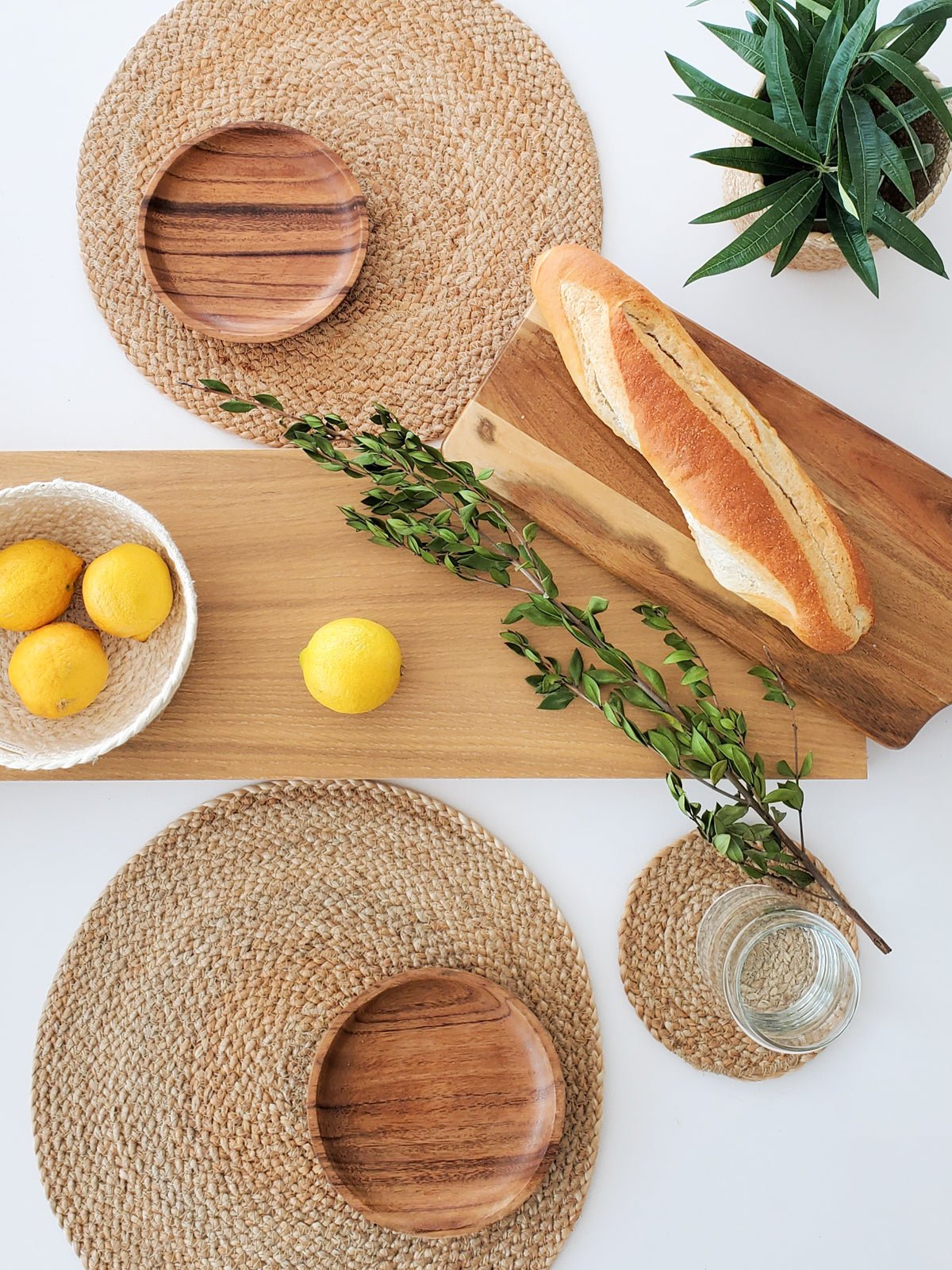 Kata Natural Placemat (Set of 4) - Shellcreations
