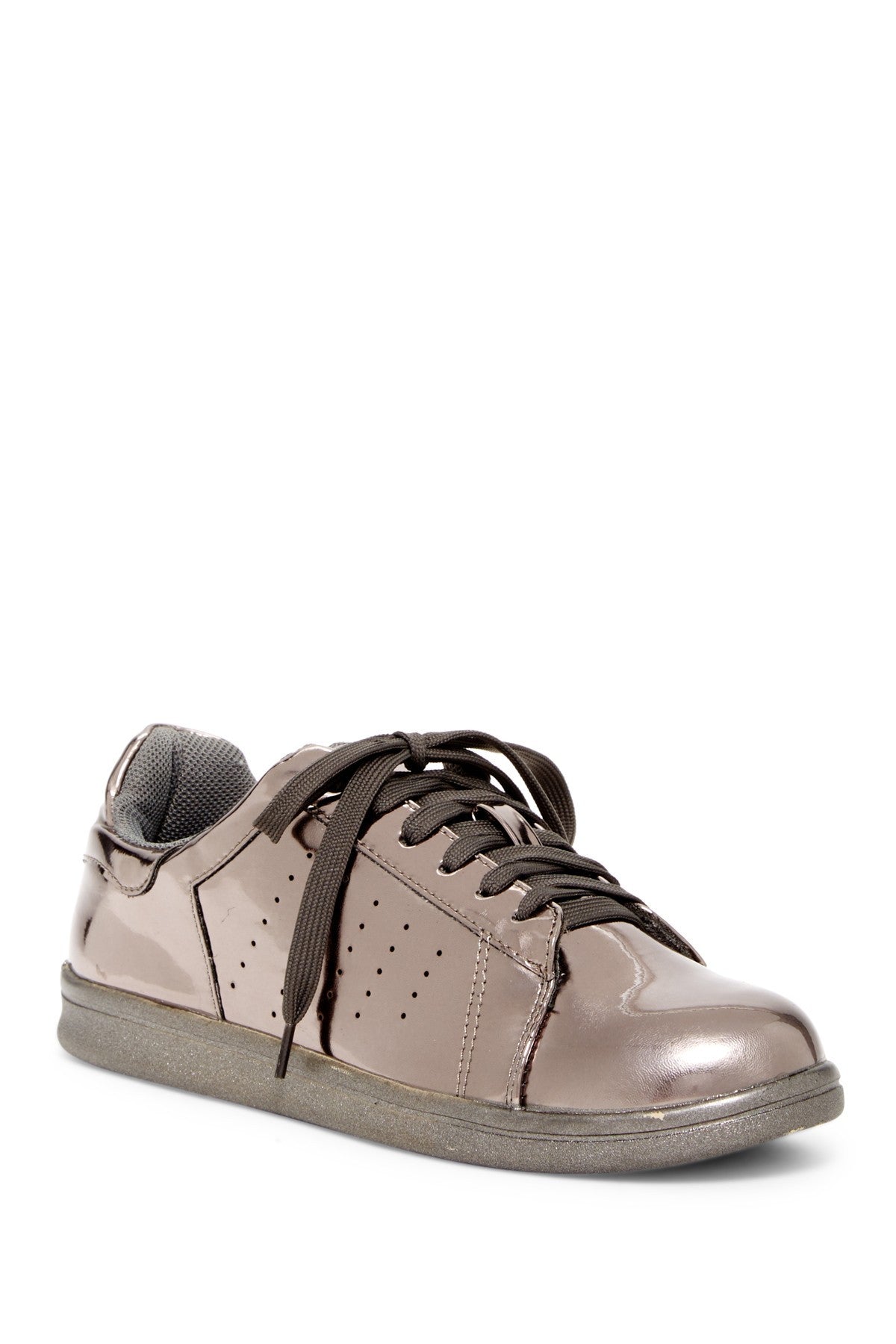 Lustre Step Rose Gold Sneakers - Shellcreations