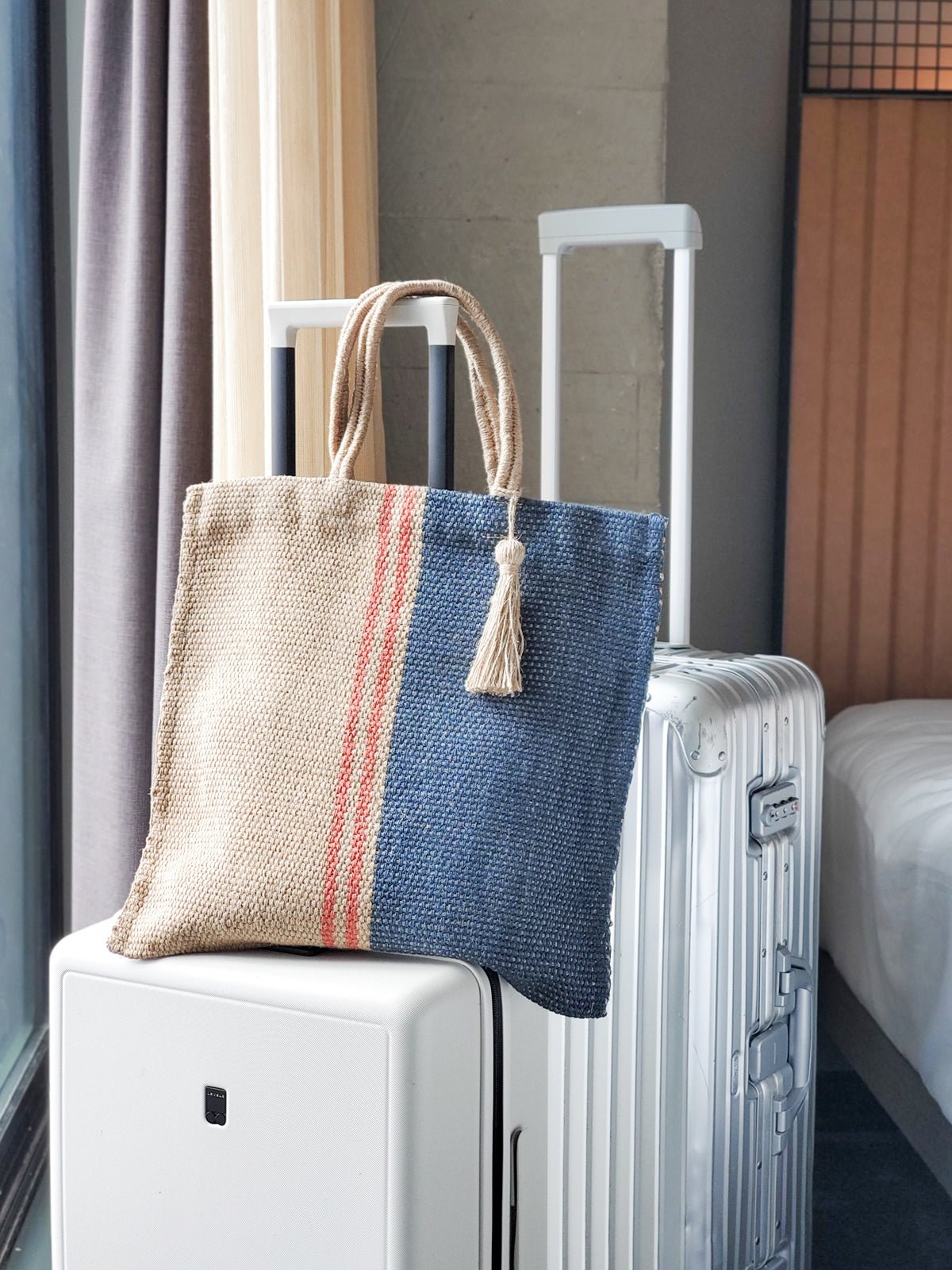 Maya Jute Tote Bag - Shellcreations