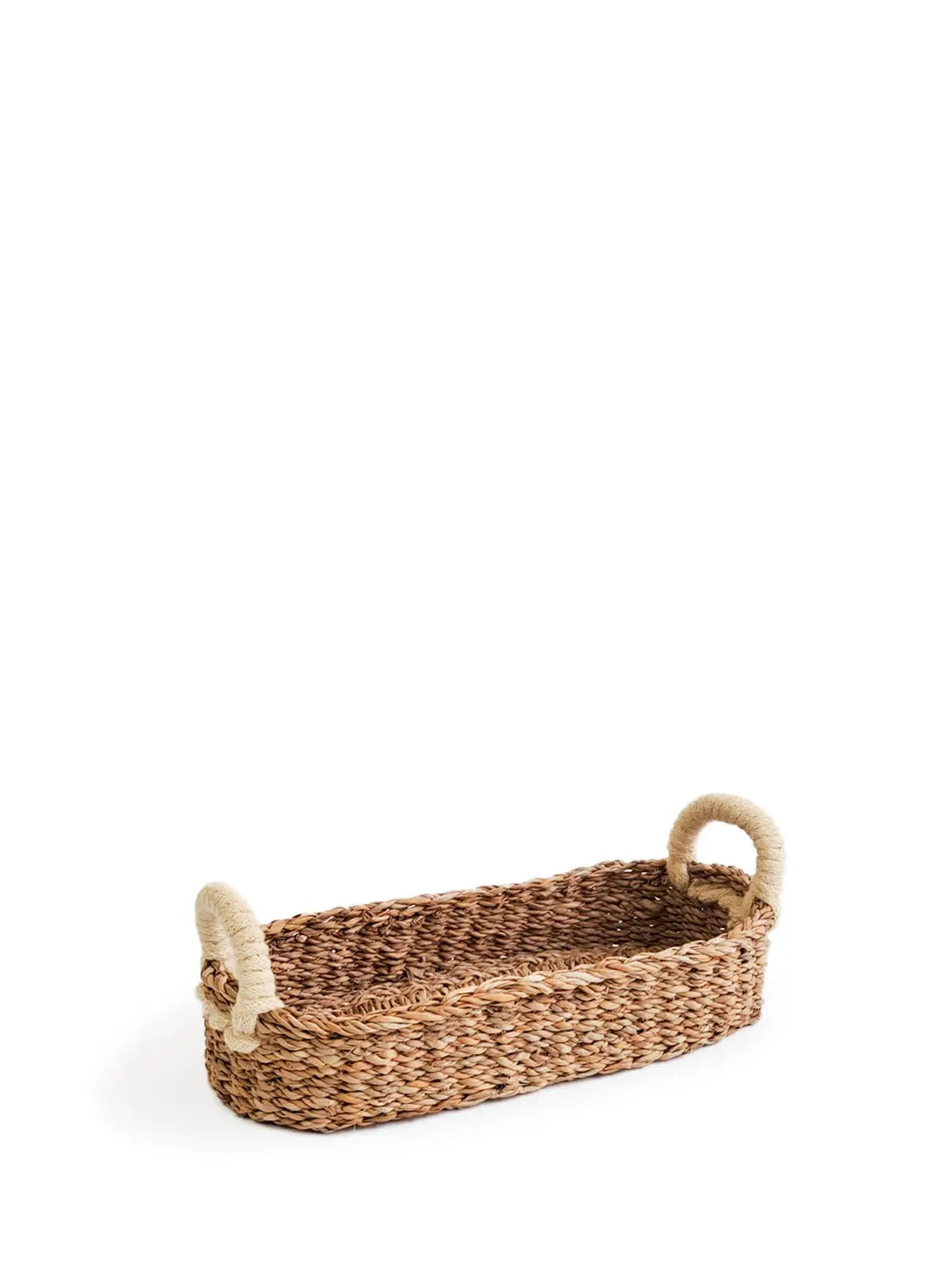 Savar Bread Basket with White Handle - Shellcreations