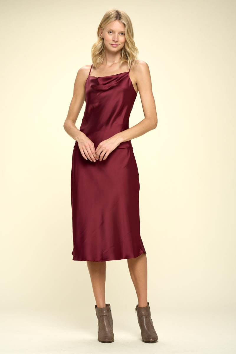 Silky Satin Print Tank Top - Shellcreations