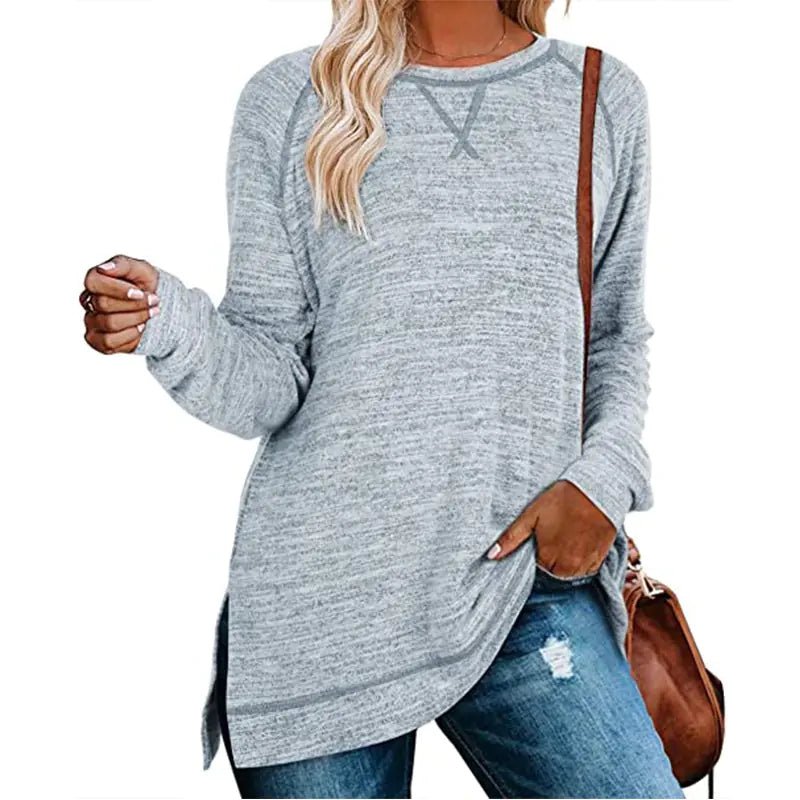 Solid Color Sweater for Women - Autumn/Winter Collection - Shellcreations