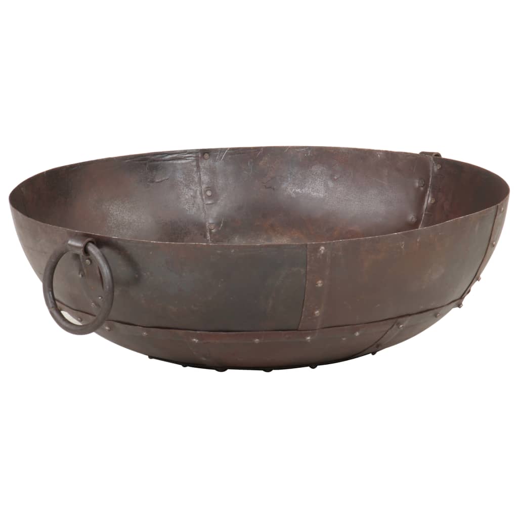 vidaXL Fire Pit Fireplace for Camping Picnic Firebowl Outdoor Firepit Iron - Shellcreations
