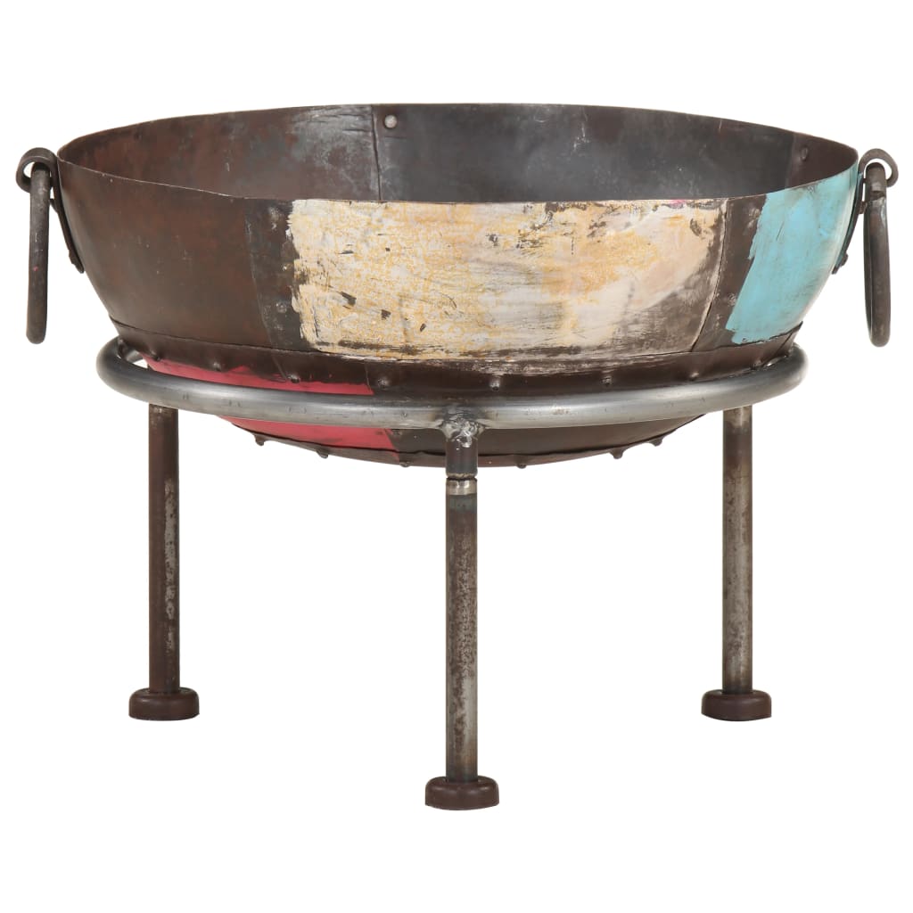 vidaXL Fire Pit Fireplace for Camping Picnic Firebowl Outdoor Firepit Iron - Shellcreations