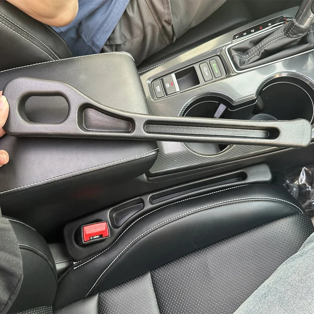 1 Pair Car Seat Gap Filler Leak Proof Crevice Storage Organizer Universal Fit Between Seats Console Auto Interior Accessories - Shellcreations