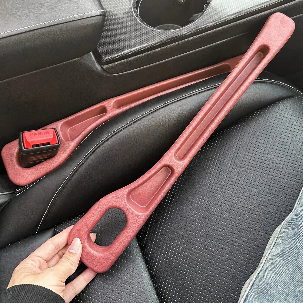 1 Pair Car Seat Gap Filler Leak Proof Crevice Storage Organizer Universal Fit Between Seats Console Auto Interior Accessories - Shellcreations