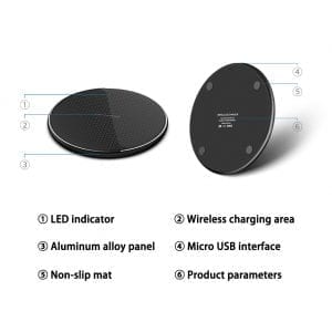 15W Fast Wireless Charger Pad - Shellcreations