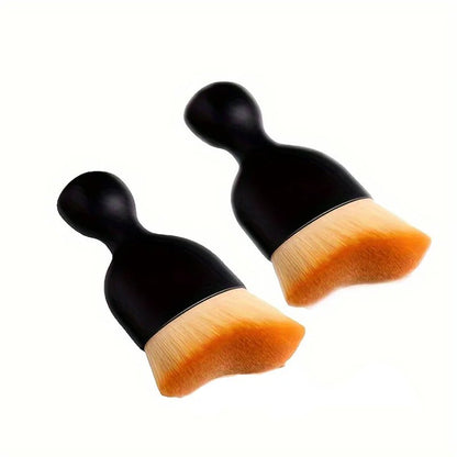 2 Pcs Car Interior Dust Sweeping Soft Brush Car Washing Tool Multifunctional Keyboard Gap Car Dust Brush Cleaning Brush - Shellcreations