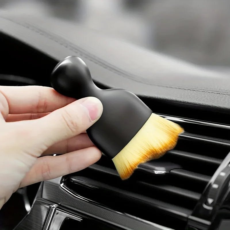2 Pcs Car Interior Dust Sweeping Soft Brush Car Washing Tool Multifunctional Keyboard Gap Car Dust Brush Cleaning Brush - Shellcreations