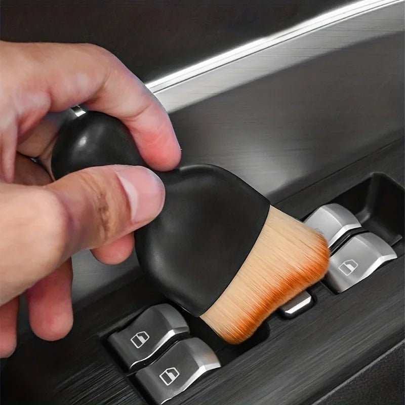 2 Pcs Car Interior Dust Sweeping Soft Brush Car Washing Tool Multifunctional Keyboard Gap Car Dust Brush Cleaning Brush - Shellcreations