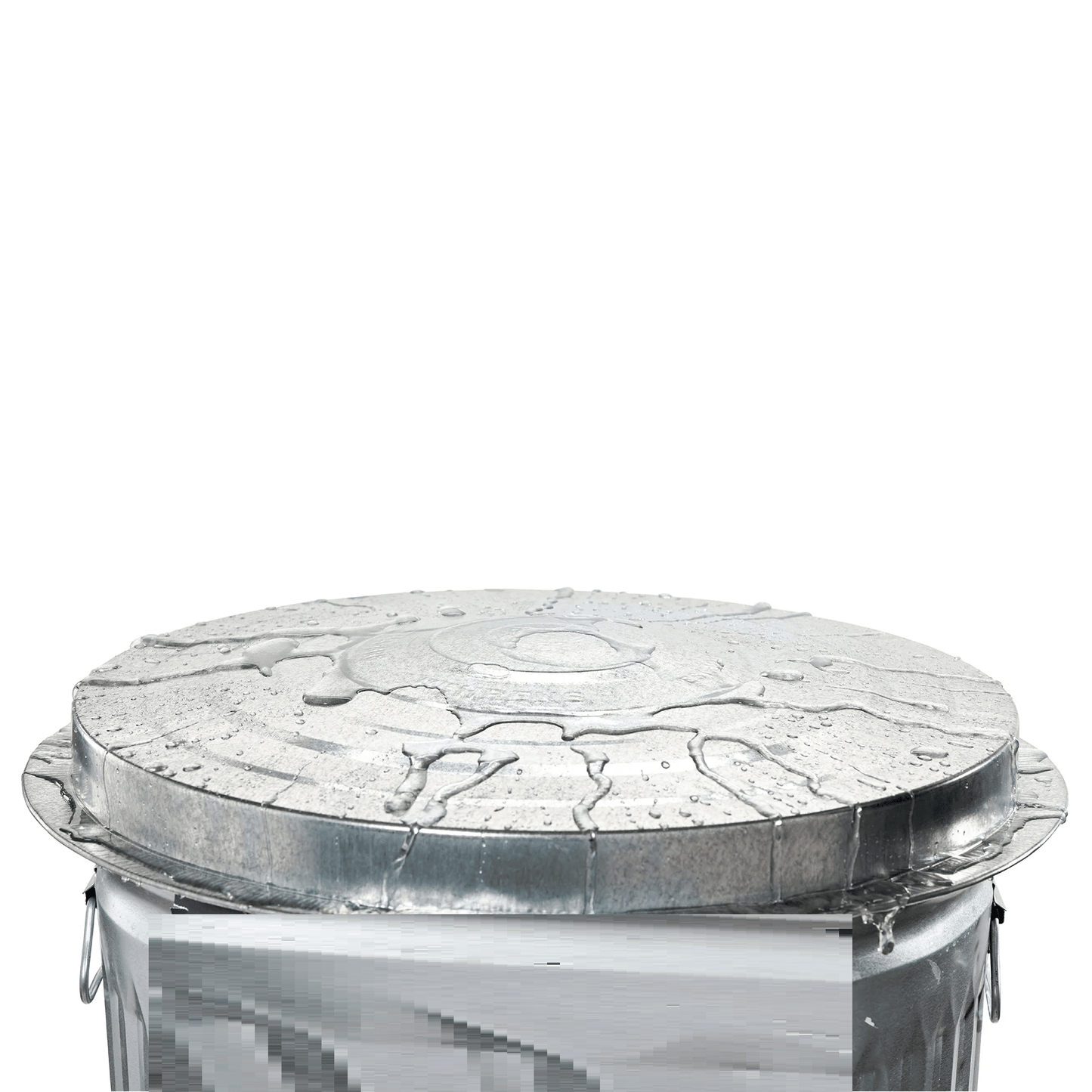 31 - Gallon Steel Trash Can - Shellcreations