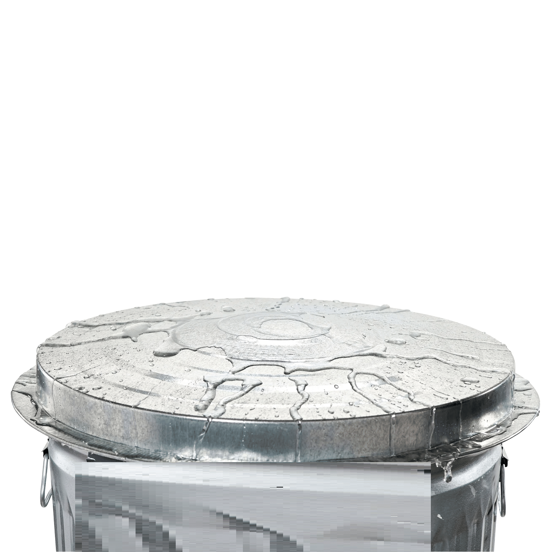 31 - Gallon Steel Trash Can - Shellcreations