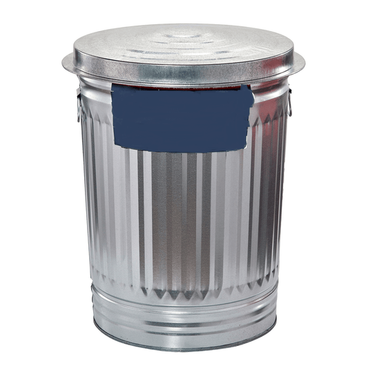31 - Gallon Steel Trash Can - Shellcreations