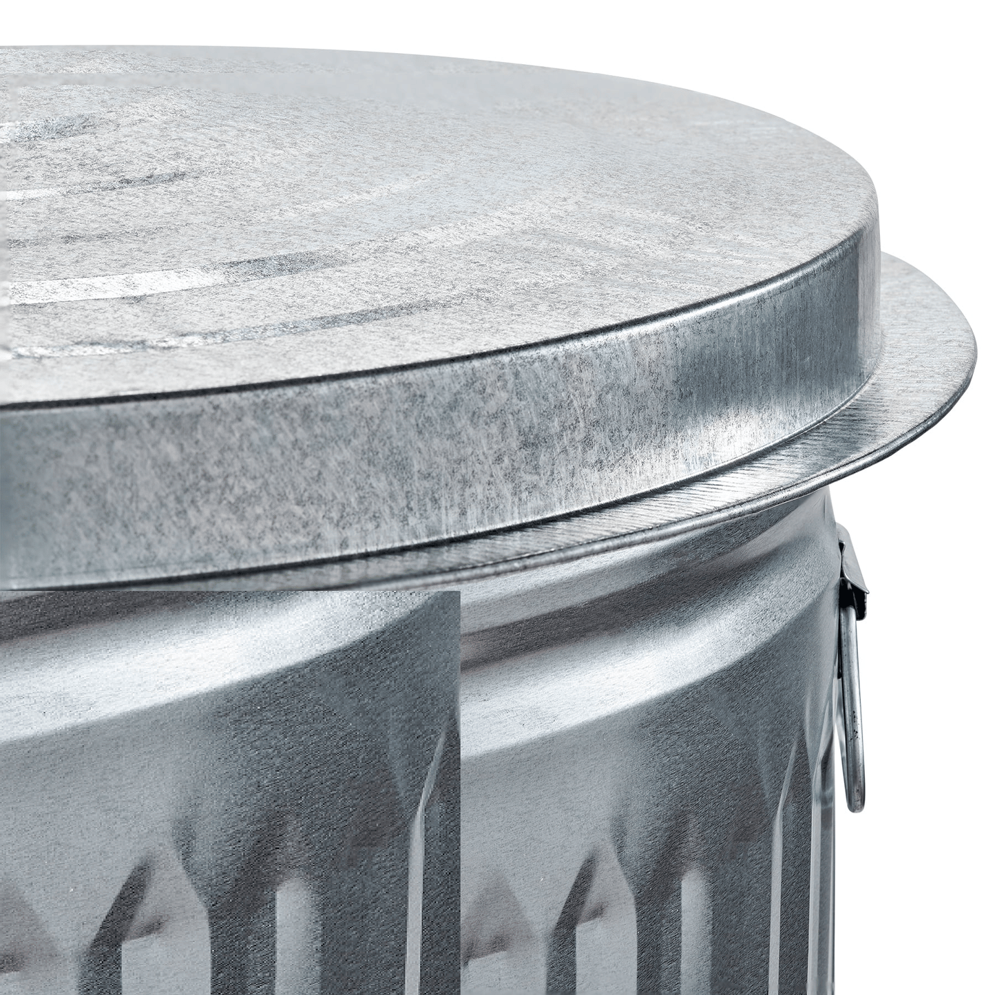 31 - Gallon Steel Trash Can - Shellcreations