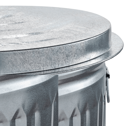 31 - Gallon Steel Trash Can - Shellcreations