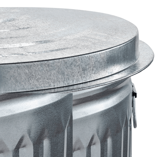 31 - Gallon Steel Trash Can - Shellcreations
