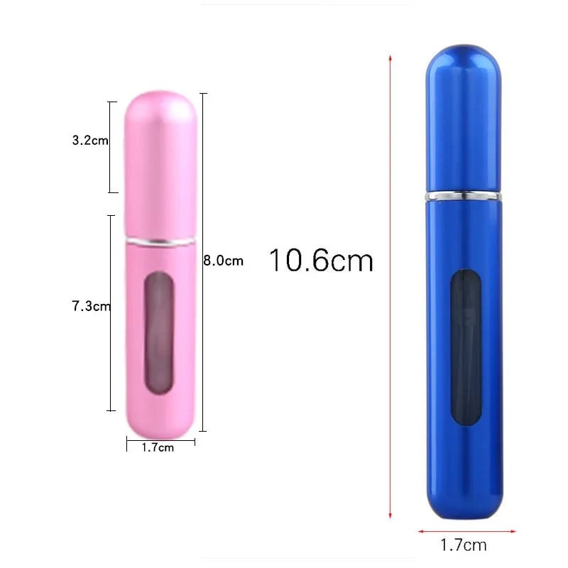 5/8ml Spray Perfume Refillable Bottle Liquid Spray Bottling Dispenser Bottom Charge Portable Travel Cosmetic Sub - Bottle - Shellcreations