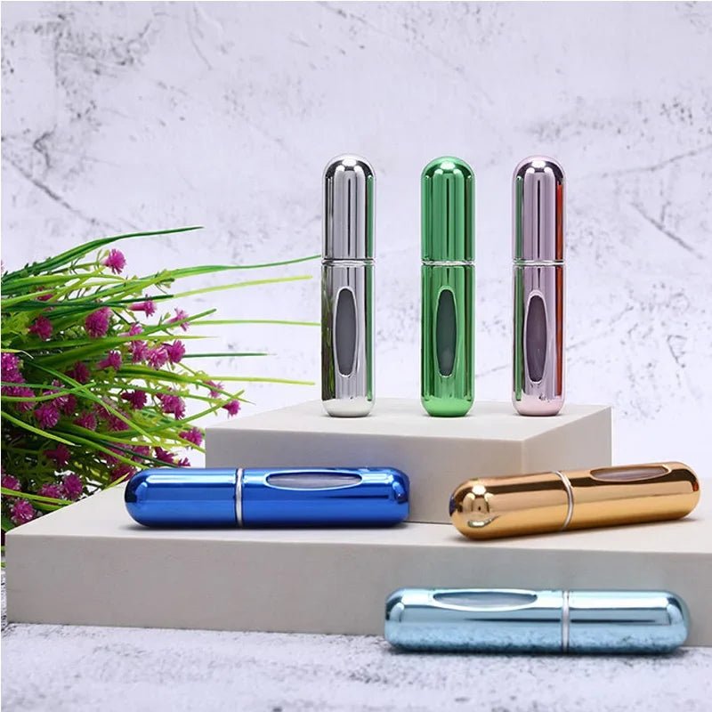 5/8ml Spray Perfume Refillable Bottle Liquid Spray Bottling Dispenser Bottom Charge Portable Travel Cosmetic Sub - Bottle - Shellcreations