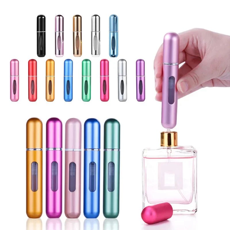 5/8ml Spray Perfume Refillable Bottle Liquid Spray Bottling Dispenser Bottom Charge Portable Travel Cosmetic Sub - Bottle - Shellcreations