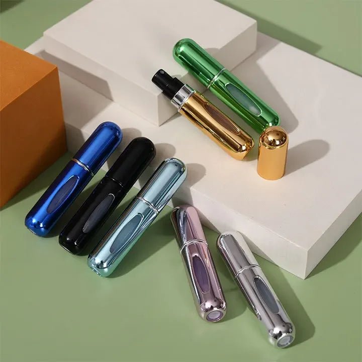 5/8ml Spray Perfume Refillable Bottle Liquid Spray Bottling Dispenser Bottom Charge Portable Travel Cosmetic Sub - Bottle - Shellcreations