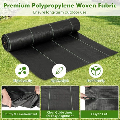 6.5 x 330/4 x 250/6 x 300 Feet Weed Barrier Landscape Fabric - Shellcreations