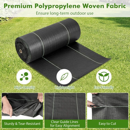 6.5 x 330/4 x 250/6 x 300 Feet Weed Barrier Landscape Fabric - Shellcreations
