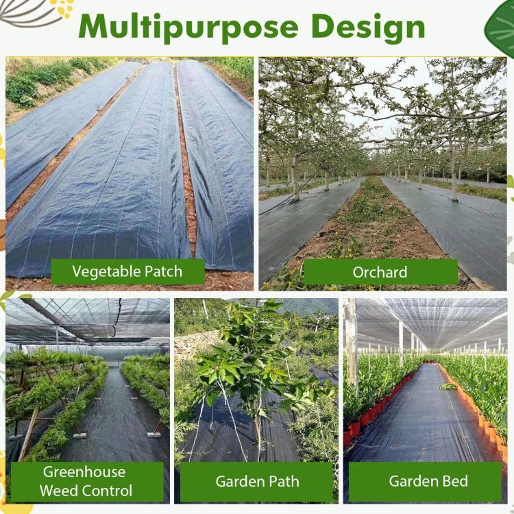 6.5 x 330/4 x 250/6 x 300 Feet Weed Barrier Landscape Fabric - Shellcreations