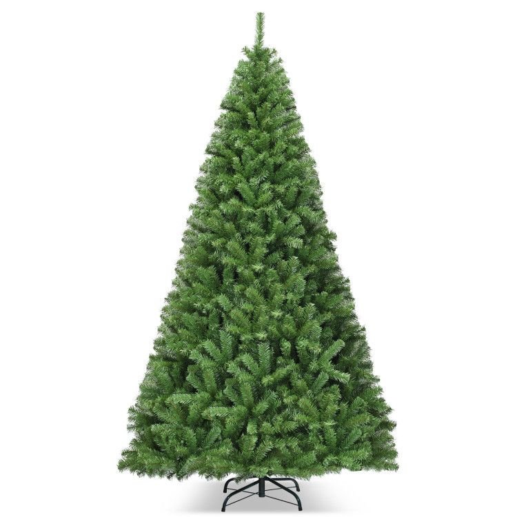6/7.5/9ft Premium Artificial Hinged PVC Christmas Tree with Metal Stand - Shellcreations