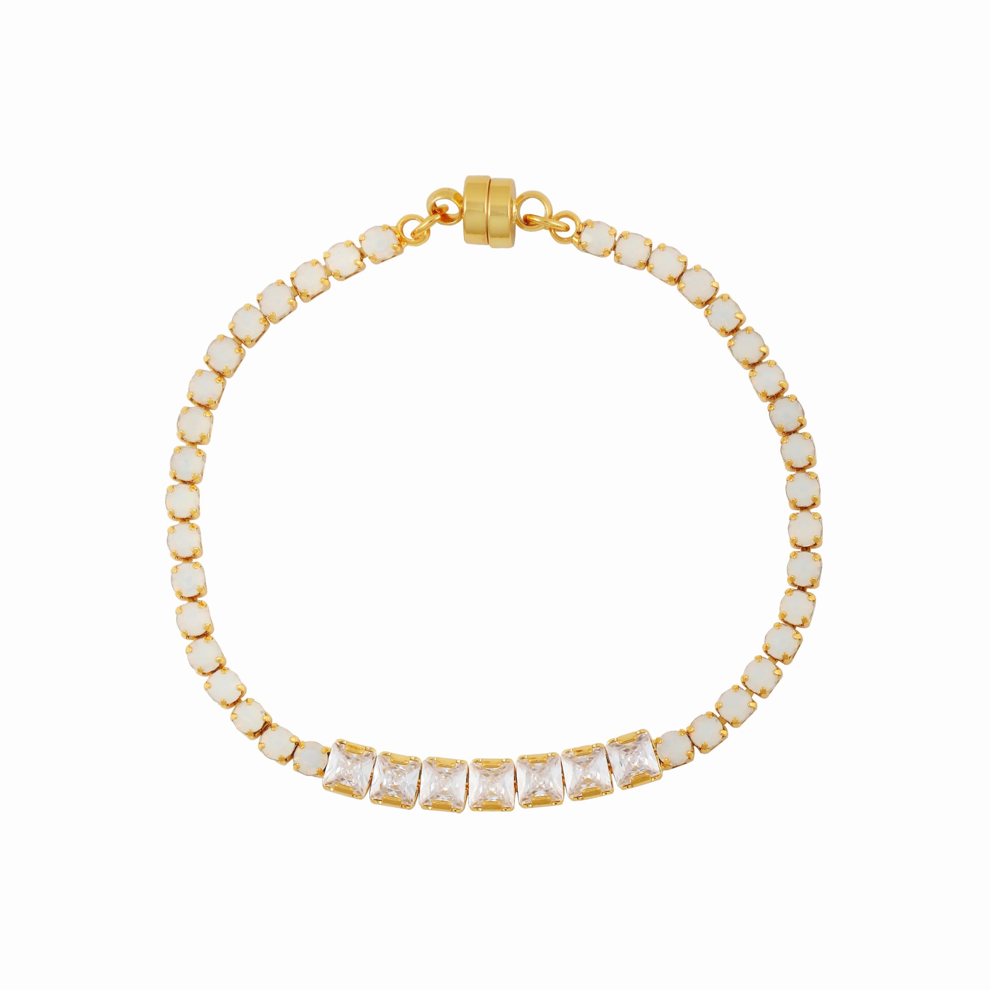86 York Light Luxury Multi - layer Beaded Link Brass Gold - plated Bracelet Retro Style Link Bracelet for Women Fashion Jewelry - Shellcreations