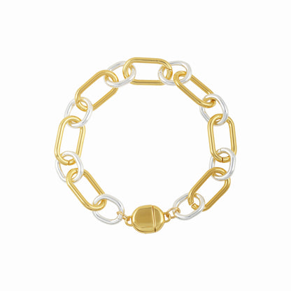 86 York Light Luxury Multi - layer Beaded Link Brass Gold - plated Bracelet Retro Style Link Bracelet for Women Fashion Jewelry - Shellcreations