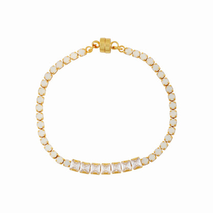86 York Light Luxury Multi - layer Beaded Link Brass Gold - plated Bracelet Retro Style Link Bracelet for Women Fashion Jewelry - Shellcreations