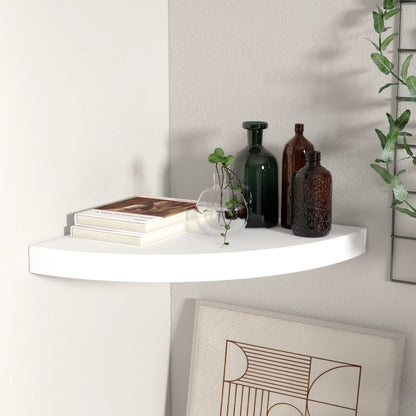 vidaXL Wall Corner Shelf Floating Corner Shelf Wall Mounted Display Shelf-50
