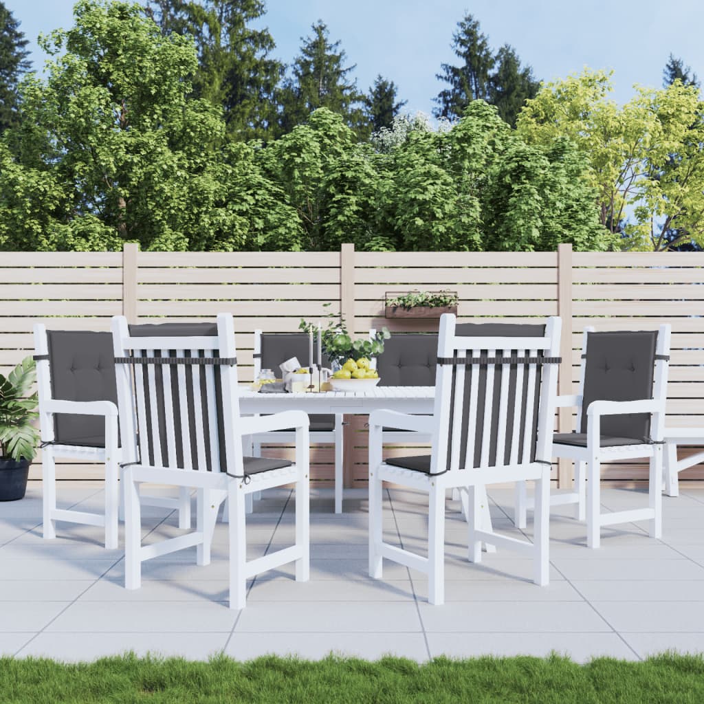 vidaXL Chair Cushion Water Repellent Patio Chair Cushion Pad Oxford Fabric-7