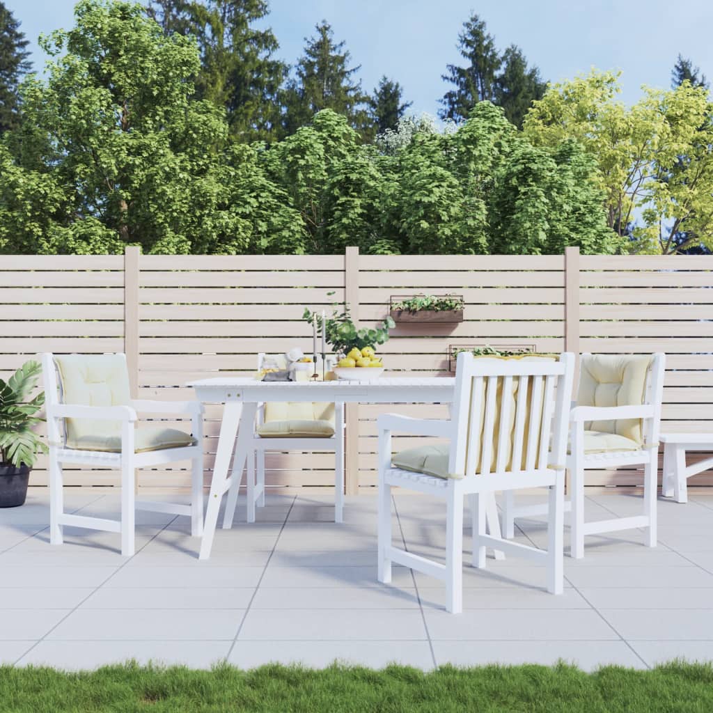 vidaXL Chair Cushion Water Repellent Patio Chair Cushion Pad Oxford Fabric-15