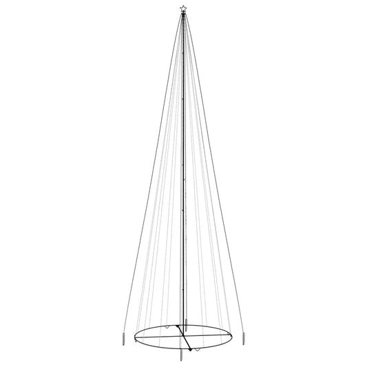 vidaXL Christmas Cone Tree Decoration Artificial Christmas Tree with LEDs-0