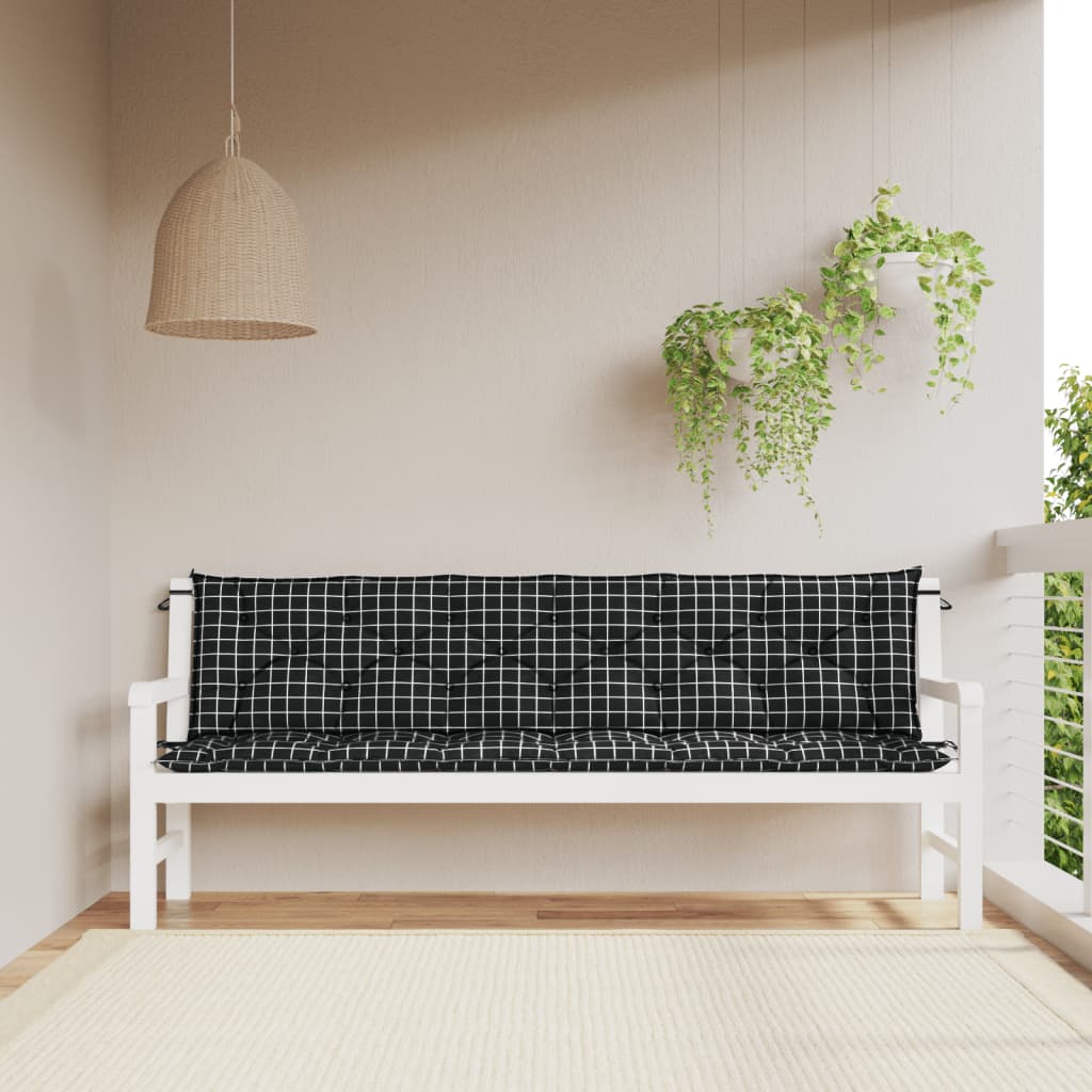 vidaXL Bench Cushion Water Repellent Outdoor Seat Cushion Pad Oxford Fabric-57