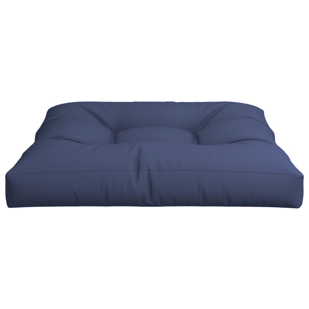 vidaXL Pallet Cushion Navy Blue 31.5"x31.5"x4.7" Fabric-2