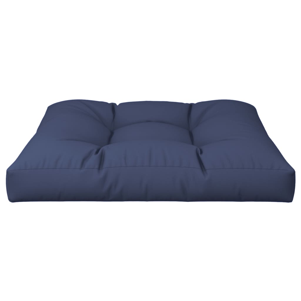 vidaXL Pallet Cushion Navy Blue 31.5"x31.5"x4.7" Fabric-3