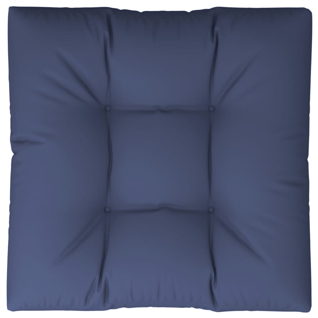 vidaXL Pallet Cushion Navy Blue 31.5"x31.5"x4.7" Fabric-4
