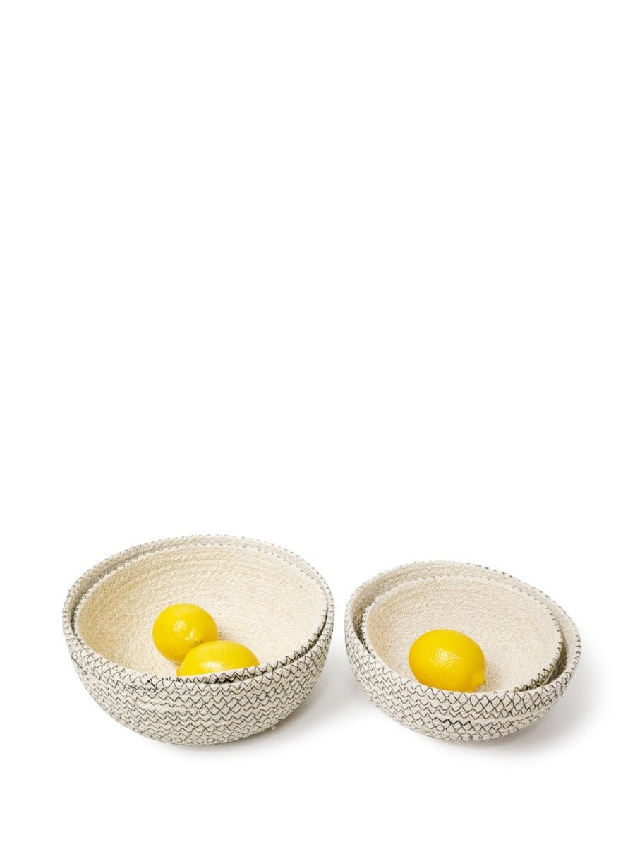 Amari Round Bowl - Black (Set of 4) - Shellcreations