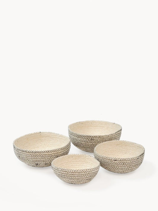 Amari Round Bowl - Black (Set of 4) - Shellcreations