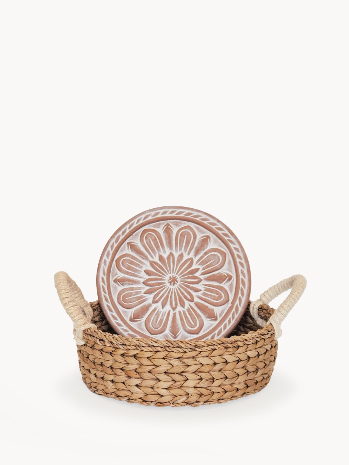 Bread Warmer & Basket - Vintage Flower - Shellcreations