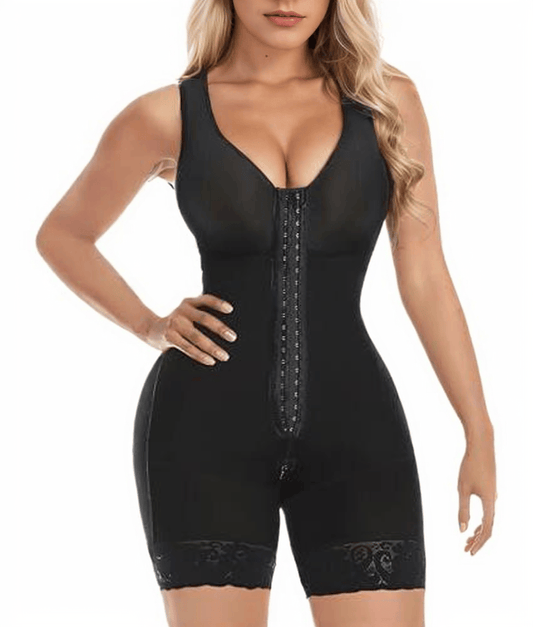 Fajas Colombianas Shapewear for Women Tummy Control Post Surgery Full Body Shaper Butt Lifter with Zipper Crotch skimsbodysuits solleonnewfajascurve elegant figure fajas melibelt bodysuitfajashaper - Shellcreations