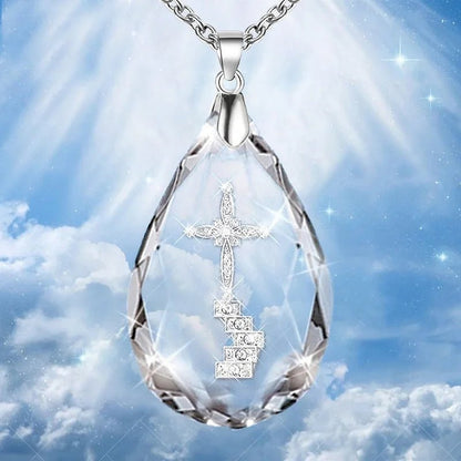FCJ Simple Temperament Necklace Wild Drop Pendant Rhodium Plated Rose Gold Platinum Freshwater Featuring Zircon Diamond Chains - Shellcreations
