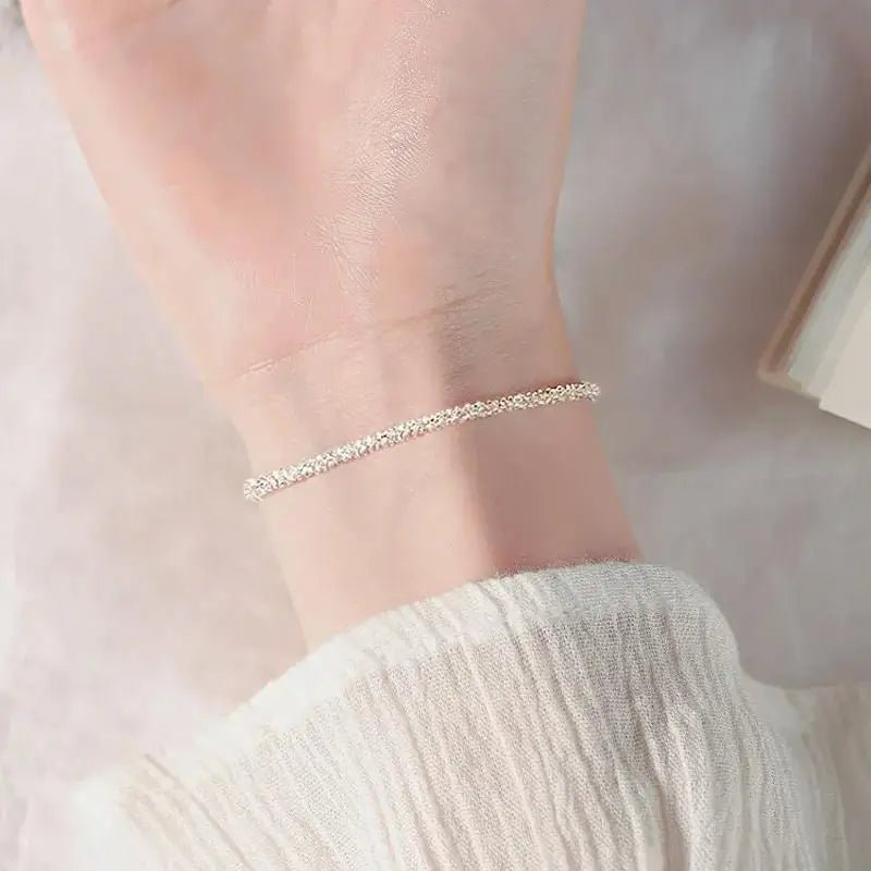 FCJ Summer Religious Style Starry Bracelet Anklet Gold - Plated Cauliflower Design Rhinestone Brass Diamond Main Featuring Pearls - Shellcreations